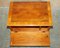 Burr & Yew Wood Drop Front Media Television Stand 9