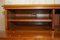 Burr & Yew Wood Drop Front Media Television Stand 18