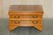 Burr & Yew Wood Drop Front Media Television Stand, Image 2