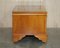 Burr & Yew Wood Drop Front Media Television Stand 15