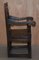 17th Century English Charles I Oak Wainscot Armchair 7