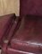 Antique Victorian Oxblood Knoll Sofa, 1860s 16
