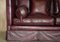 Antique Victorian Oxblood Knoll Sofa, 1860s, Image 6