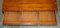 Burr, Yew Wood & Brass Military Campaign 3 Drawer Coffee Table from Bradley Furniture 15