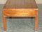 Burr, Yew Wood & Brass Military Campaign 3 Drawer Coffee Table from Bradley Furniture, Image 13