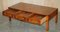 Burr, Yew Wood & Brass Military Campaign 3 Drawer Coffee Table from Bradley Furniture 14