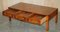 Tavolino da caffè a 3 cassetti in legno di tasso e ottone di Bradley Furniture, Immagine 14