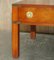Burr, Yew Wood & Brass Military Campaign 3 Drawer Coffee Table from Bradley Furniture, Image 4