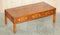 Burr, Yew Wood & Brass Military Campaign 3 Drawer Coffee Table from Bradley Furniture 2