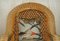 Fauteuils, Tabouret et Table d'Appoint en Osier avec Tissu Mulberry Flying Ducks, Set de 4 6