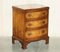 Vintage Burr & Walnut Serpentine Fronted Side Table Chest of Drawers from Bevan Funnell, 1960s, Image 2