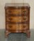 Vintage Burr & Walnut Serpentine Fronted Side Table Chest of Drawers from Bevan Funnell, 1960s, Image 3