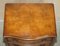 Vintage Burr & Walnut Serpentine Fronted Side Table Chest of Drawers from Bevan Funnell, 1960s, Image 7