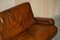 Mid-Century Modern Hand Dyed Brown Leather Sofa by Marcel Breuer 13