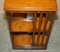 Antique Sheraton Revival Burr & Satinwood Revolving Bookcase 4