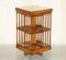 Antique Sheraton Revival Burr & Satinwood Revolving Bookcase 2