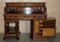 Antique Victorian Walnut Tambour Desk from Shannon File Co., 1880s 18