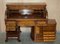 Antique Victorian Walnut Tambour Desk from Shannon File Co., 1880s, Image 16