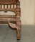 Antique Tibetan Hand Carved Rocking Armchair 8