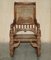 Antique Tibetan Hand Carved Rocking Armchair, Image 2