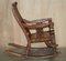 Antique Tibetan Hand Carved Rocking Armchair, Image 19