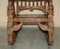 Antique Tibetan Hand Carved Rocking Armchair, Image 4