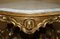 Antique Italian Gold Giltwood & Marble Herm Carved Corner Table, 1860s 6