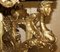 Antique Italian Gold Giltwood & Marble Herm Carved Corner Table, 1860s, Image 9