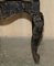 Butaca china antigua de tallador de dragones, década de 1880, Imagen 15
