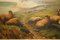 John W Morris, Paisajes con ovejas, siglo XIX, Pinturas al óleo, Juego de 2, Imagen 15