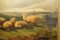 John W Morris, Paisajes con ovejas, siglo XIX, Pinturas al óleo, Juego de 2, Imagen 8