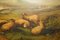 John W Morris, Paisajes con ovejas, siglo XIX, Pinturas al óleo, Juego de 2, Imagen 16