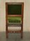 Antique Victorian Green Desk Chair from Edward & Roberts 19