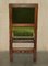 Chaise de Bureau Verte Victorienne Antique de Edward & Roberts 19