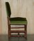 Chaise de Bureau Verte Victorienne Antique de Edward & Roberts 18