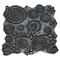 Swirly Hand Carved Floral Printing Block, Image 1