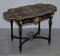 19th Century Louis Philippe Ebonised Marquetry Inlaid Bronze Extending Table 12