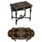 19th Century Louis Philippe Ebonised Marquetry Inlaid Bronze Extending Table, Image 1
