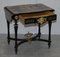 19th Century Louis Philippe Ebonised Marquetry Inlaid Bronze Extending Table, Image 5