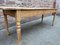 Large French Farm Table in Natural Wood, 1900s 4