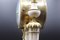Louis XVI Portico Uhr aus Marmor und vergoldeter Bronze 7