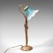 French Art Nouveau Brass Foliate Desk Lamp, 1920s 1