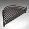 English Victorian Cast Iron Demi Lune Fire Grate, 1890s, Image 6