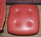 Red Leather Swivel Chair with Footstool by Geoffrey Harcourt for Artifort, 1960s, Set of 2, Image 11