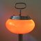 Portugiesische Stehlampe mit Aschenbecher aus Opalglas, 1960er 9