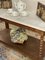 Console Table in Turned Wood and White Marble, 1850 5