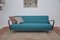 Turquoise Sleeping Sofa, 1960s, Image 4