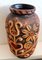 Ceramic Relief Vase by Bodo Mans for Bay Keramik, 1970s 1