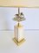 Vintage Regency Brass Crystal Fruit Table Lamp from Le Dauphin, 1970s 3