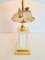 Lampada da tavolo vintage Regency in ottone e cristallo di Le Dauphin, anni '70, Immagine 5
